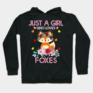 Just A Girl Who Loves Foxes Hoodie